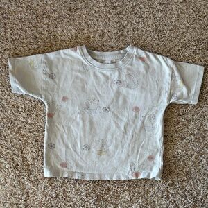 Charming Cream Hedgehog Kids T-Shirt